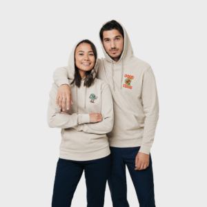 Sudadera con capucha de algodón reciclado Jasper