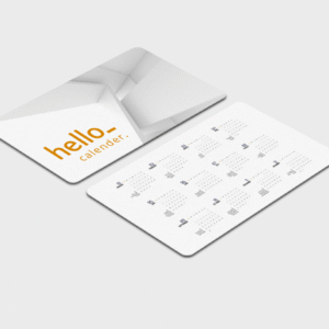 Calendario de bolsillo