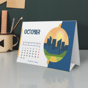 Calendario plegable