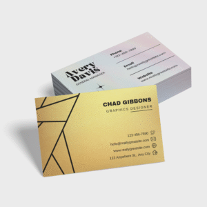 Tarjetas de visita con papeles especiales